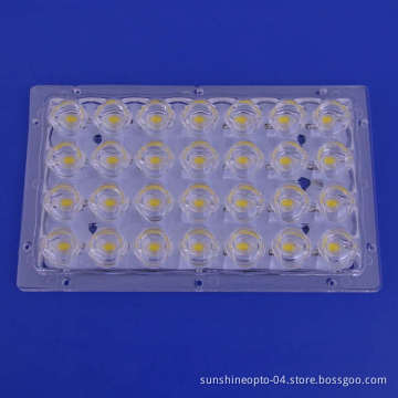 28W LED Street Light Lens with PCB Soldering LEDs